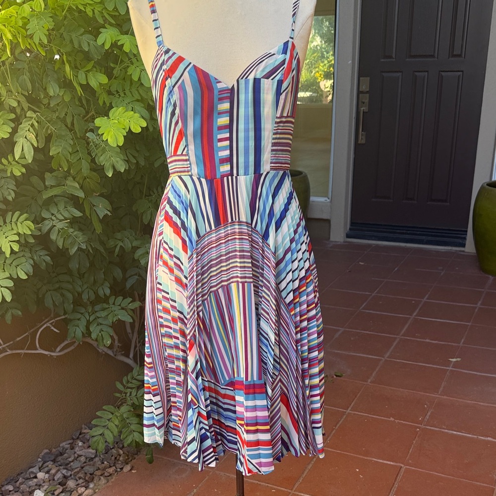 Parker Multicolor Striped Mini Dress